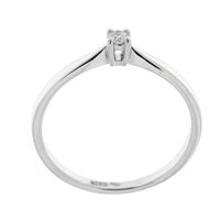 Anello Fanton Gioielli Donna SOLITARI in Oro bianco Diamante 0.05 Ct ANOR-78-52 - ANOR-78-52